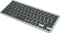 Manhattan Ultra Slim Dual-Mode Wireless Keyboard, schwarz/silber, USB/Bluetooth, DE Vorschaubild