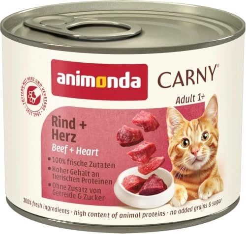 animonda Carny Rind und Herz, 1.20kg (6x 200g)
