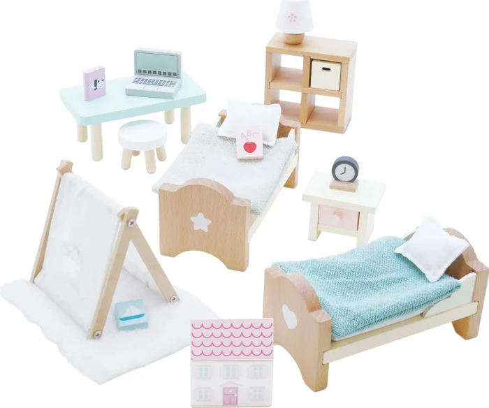 Le Toy Van Daisylane Puppenhausmöbel Schlafzimmer pink