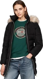Tommy Hilfiger Heritage Down Tyra Hooded Funktionsmantel schwarz (Damen)