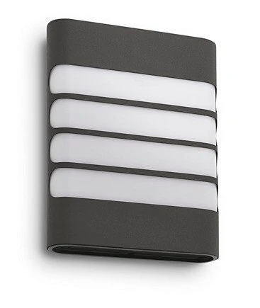 Philips myGarden Raccoon LED Wandleuchte anthrazit