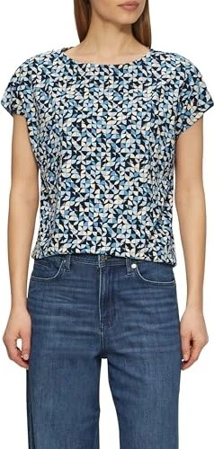 s.Oliver Viskosestretch Relaxed Fit T-Shirt kurzarm navy (Damen)