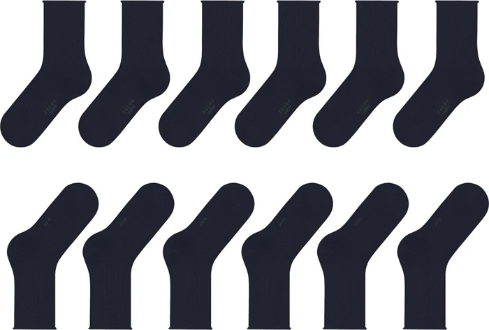 Falke Happy Socken dark navy, 6 Paare (Damen)