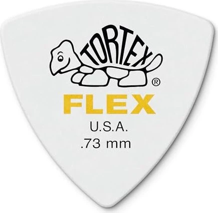 Dunlop Tortex Flex Triangle Pick, .73mm, 6-Pack