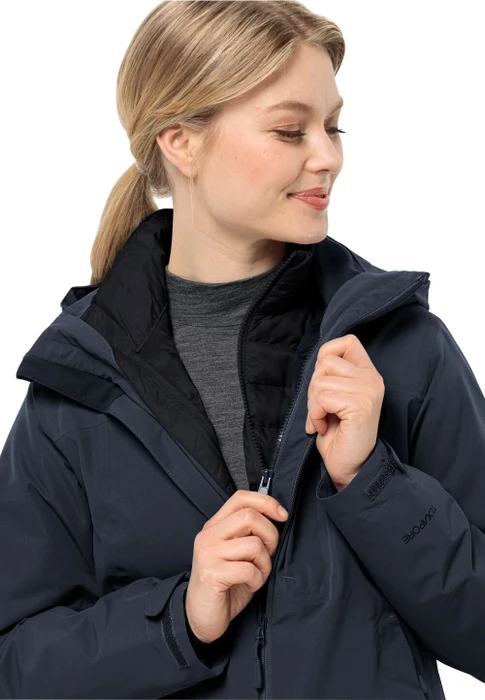 Jack Wolfskin Pilvi Down Funktionsjacke schwarz (Damen)
