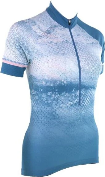 Löffler Grunge Trikot kurzarm enzian (Damen)