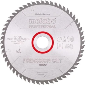 Metabo Precision Cut Kreissägeblatt 56Z, 210x1.8x30mm, 1 Stück