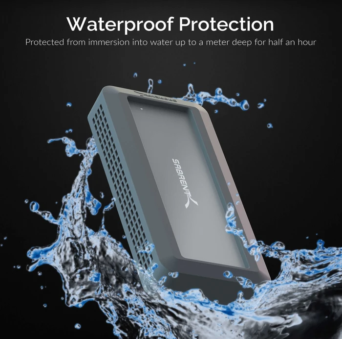Sabrent Rocket Nano Rugged SSD, 512GB, USB-C 3.1
