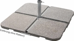 Schneider Platten-Sonnenschirmständer extra schwer verzinkt