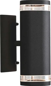 Konstsmide Modena GU10 35W 8.5cm Wandleuchte 2-flammig schwarz