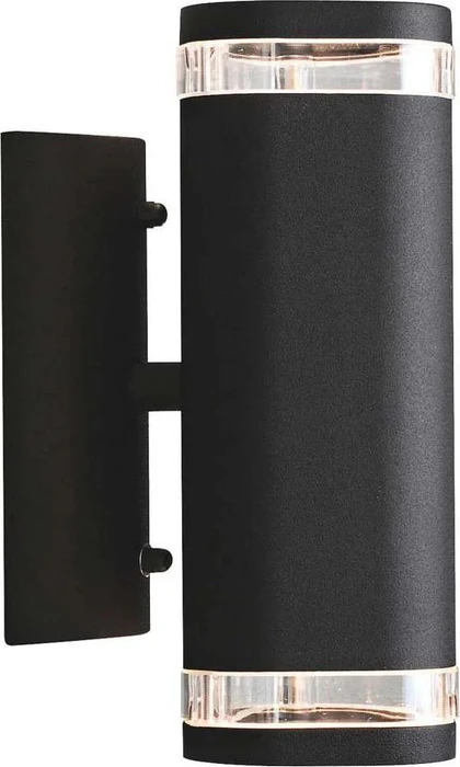 Konstsmide Modena GU10 35W 8.5cm Wandleuchte 2-flammig schwarz
