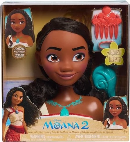 Just Play Disney Princess Moana 2 Styling Head