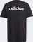 adidas Essentials Single Jersey Linear Embroidered Logo T-Shirt kurzarm schwarz (Herren) Vorschaubild
