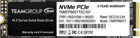 TeamGroup MP33 1TB, M.2 2280 / M-Key / PCIe 3.0 x4