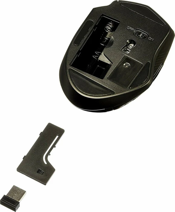AmazonBasics G6B Ergonomic Wireless Mouse schwarz, USB