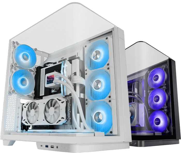 Mars Gaming MC-Infinio Black, Glasfenster