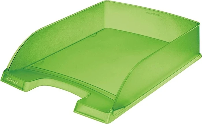 Leitz Plus Briefablage Standard, grün/transparent, 5er-Pack