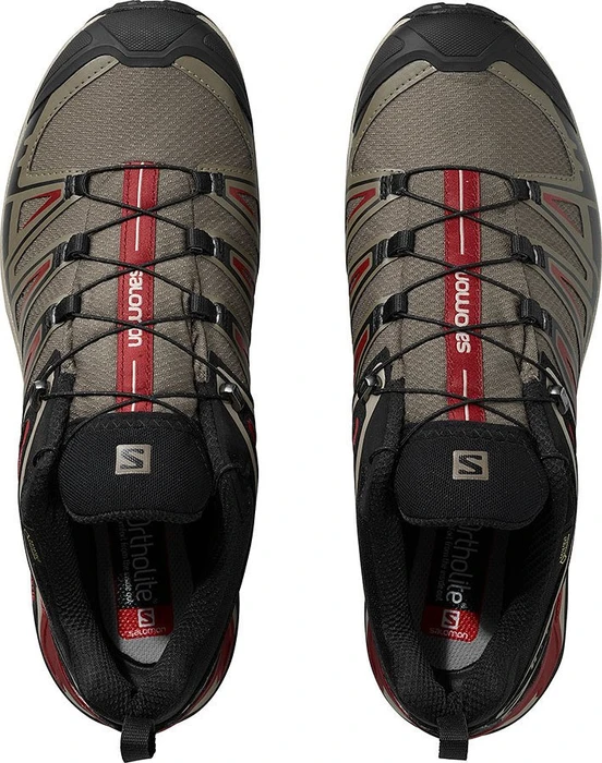 Salomon X Ultra 3 GTX bungee cord/vintage kaki/red dahlia (Herren)