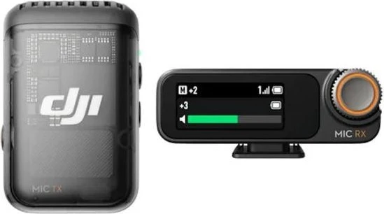 DJI Mic 2, 1 Sender + 1 Empfänger, Shadow Black