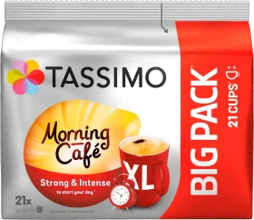 Tassimo Morning Cafe XL strong & intense Kaffeekapseln, 21 Stück