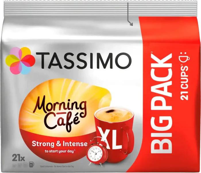 Tassimo Morning Cafe XL strong & intense Kaffeekapseln, 21 Stück
