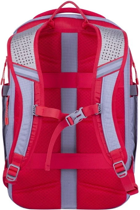 RivaCase 5225 Mercantour ECO 15.6" Laptop-Rucksack, grau/rot
