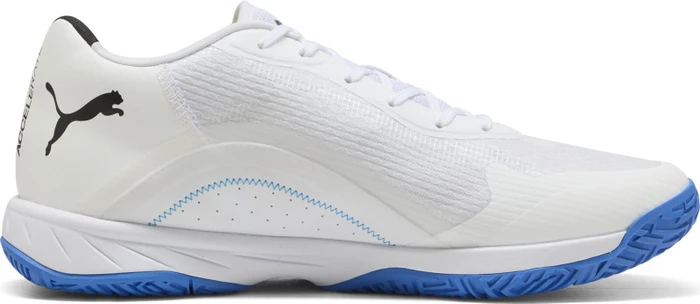 Puma Accelerate Turbo 4 Handballschuhe puma white/glowing red/ultra blue