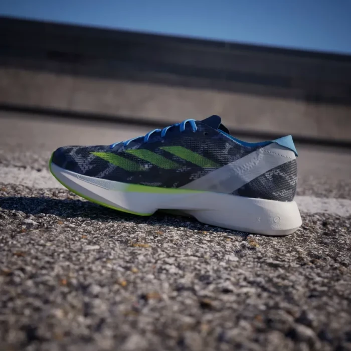 adidas Adizero Takumi Sen 10 crystal white/lucid lemon/blue burst (Damen)