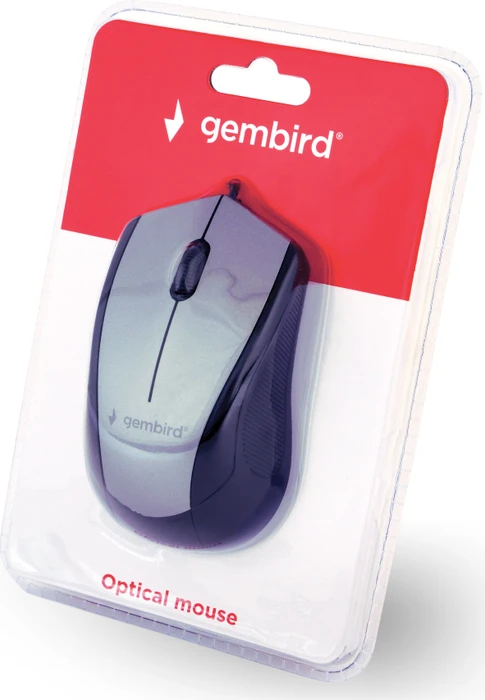 Gembird Optical Mouse 3B-02 schwarz/grau, USB
