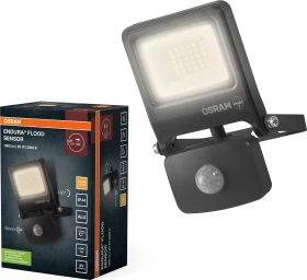 Osram Ledvance Endura Flood Sensor 20W 3000K Wandleuchte dunkelgrau