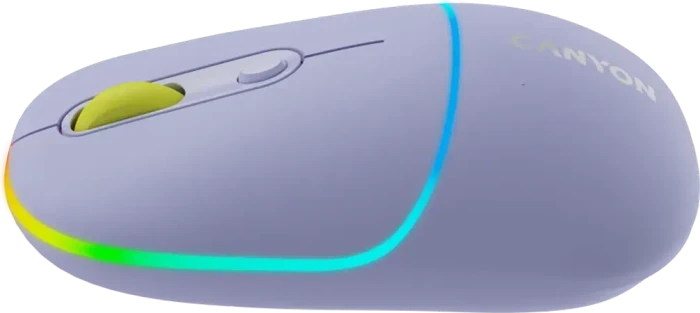 Canyon OnClick 22 / MW-22 Dual-Mode Wireless Mouse violett, USB/Bluetooth