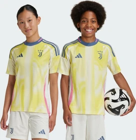 adidas Juventus Turin 2024/2025 Auswärtstrikot pure sulfur (Junior)