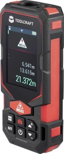 Toolcraft Batterie-Laser-Entfernungsmesser inkl. Tasche