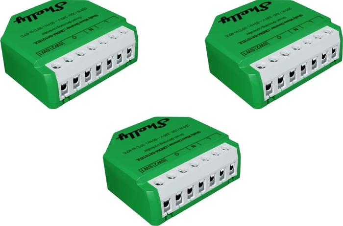 Shelly Wave Dimmer LR, Dimmaktor, 3er-Pack