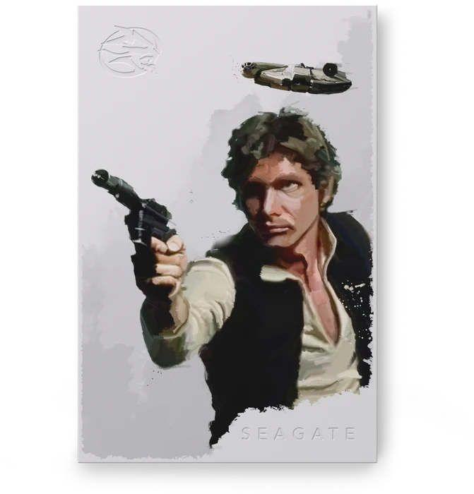 Seagate FireCuda Gaming HDD - Han Solo Special Edition, 2TB, +Rescue, USB 3.0 Micro-B
