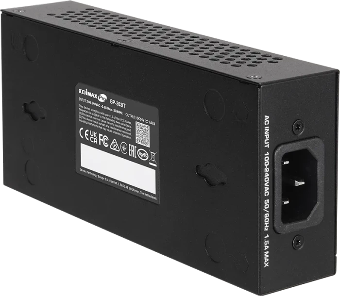 Edimax Desktop 2.5G PoE-Injektor, 2x RJ-45, 90W PoE++