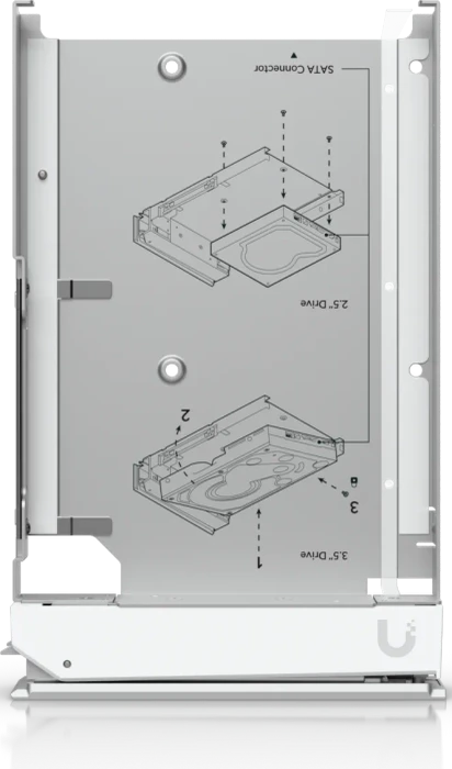 Ubiquiti Einbaurahmen HDD/SSD Bracket, edelstahl