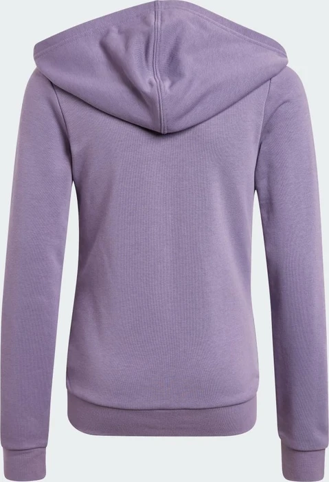 adidas Essentials Linear Logo Kapuze Hoodie shadow violet/clear pink (Junior)