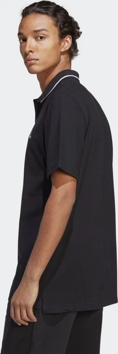 adidas Essentials Piqué Small Logo Poloshirt kurzarm schwarz (Herren)