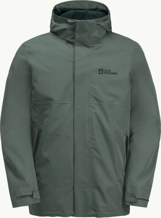 Jack Wolfskin Luntal 3in1 Funktionsjacke hedge green (Herren)