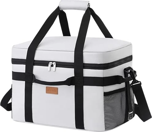 Lifewit 50 Cans Kühltasche grau