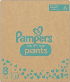 Pampers Baby-Dry pants Gr.8 Einwegwindel, 19+kg, 117 Stück