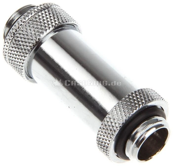 Bitspower G1/4" verstellbare Aquapipe II [41-69mm] glänzend silber