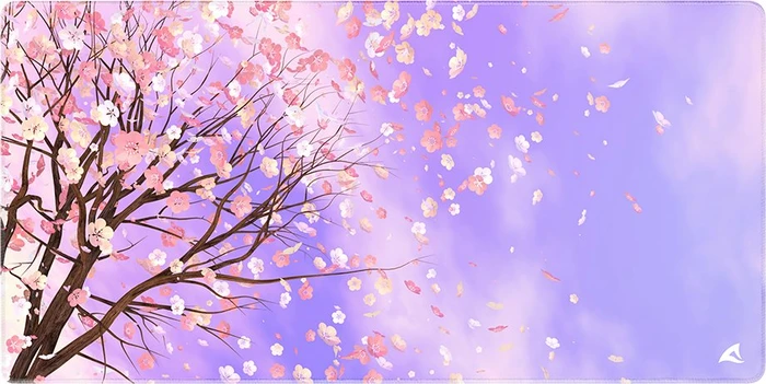 Sharkoon Skiller SGP40 D1, Mouse Mat, 1000x500mm, Cherry Blossom Tree