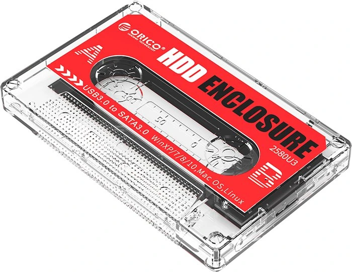 Orico Tape-Shaped Enclosure, 2.5", USB 3.0 Micro-B