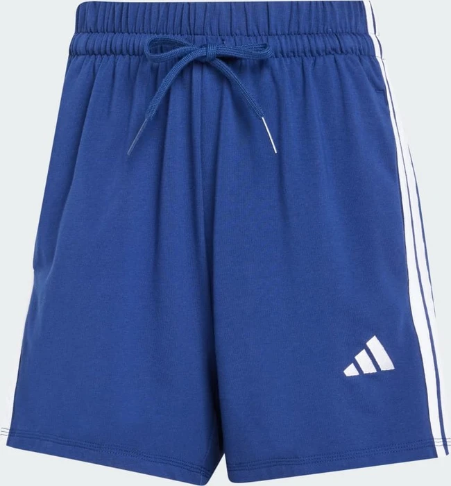 adidas Essentials 3-Streifen Cotton Trainingshose kurz dark blue/white (Damen)