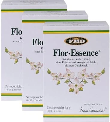 Flora Flor Essence Tee, 63g (3x 21g)