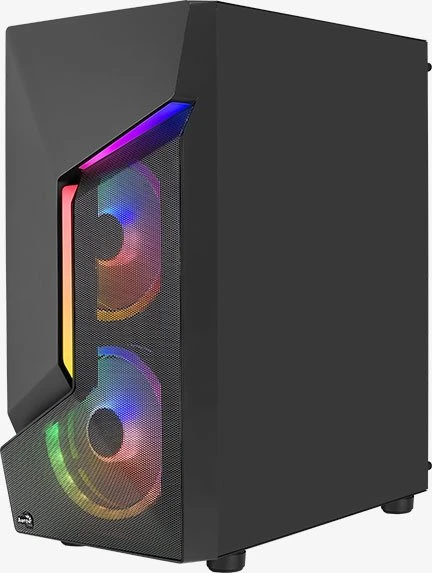 AeroCool Scape, Lüfter LED Fixed RGB, Glasfenster