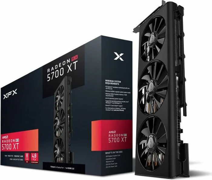 XFX Radeon RX 5700 XT Triple Dissipation, 8GB GDDR6, HDMI, 3x DP