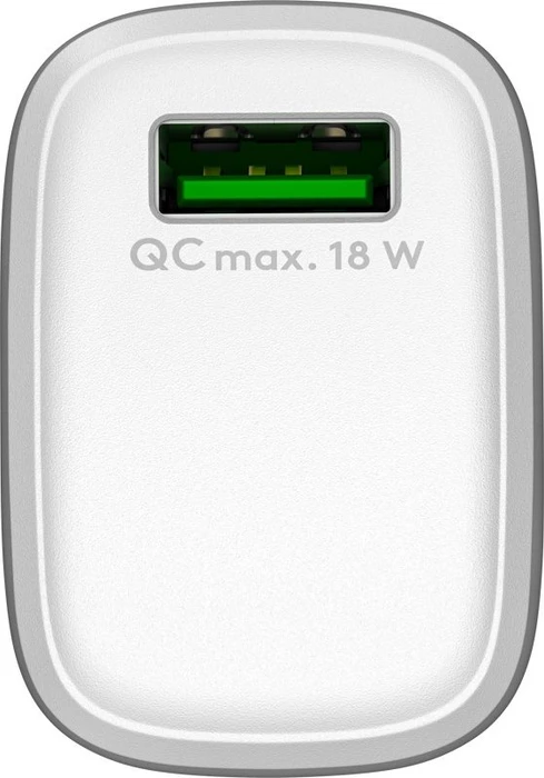 Wentronic Goobay USB-A QC Schnellladegerät 18W weiß